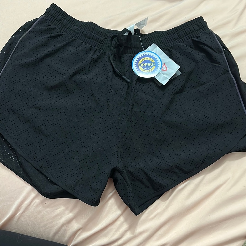 BALEAF Women's 3" Quick Dry Mesh Swim Shorts with Liner Athletic Gym Running